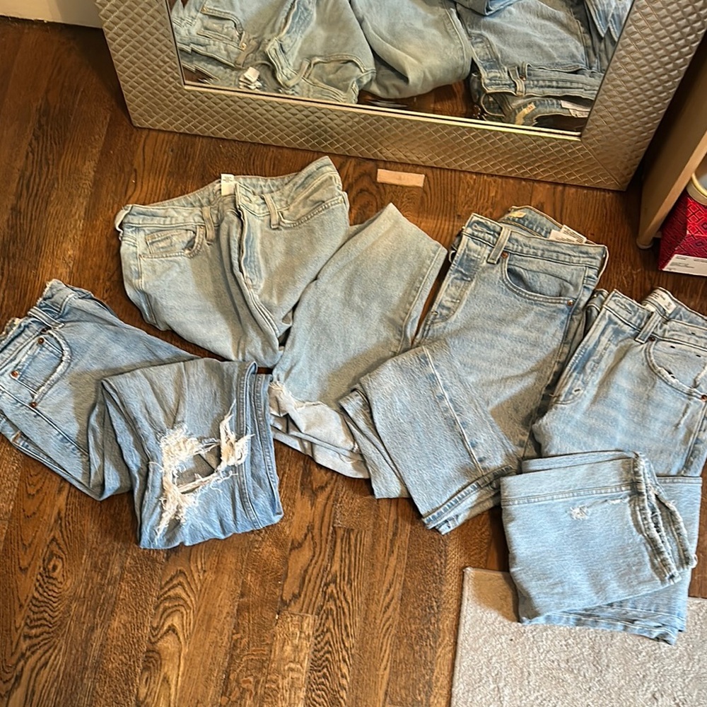 Light Blue Denim Jeans Collection
